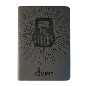 Commit 30 ‘Be Strong' Fitness Journal gray NEW
